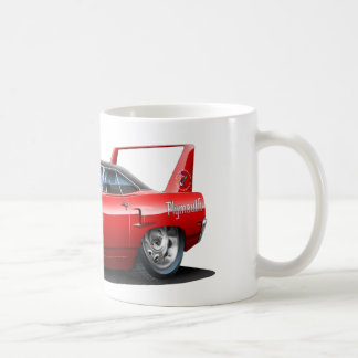 Taza De Café Coche 1970 del rojo de Plymouth Superbird