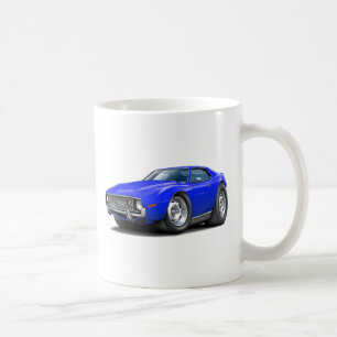 Taza De Café Coche 1973-74 del azul de la jabalina