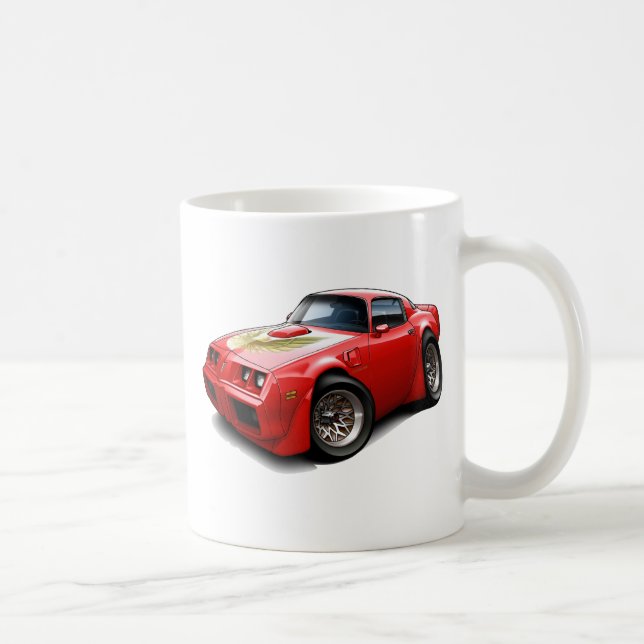 Taza De Café Coche 1979-81 del rojo del transporte (Derecha)