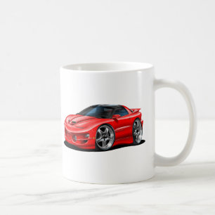 Taza De Café Coche 1998-02 del rojo del transporte