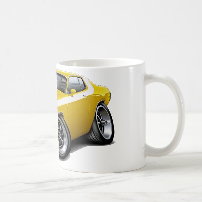 Taza De Café Coche Amarillo-Blanco 1973-74 del Roadrunner (Derecha)