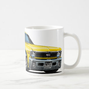 Taza De Café Coche amarillo de Chevy Nova