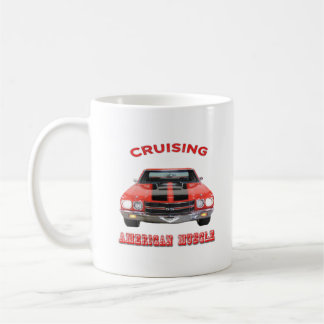 Taza De Café Coche americano clásico Chevelle SS del músculo