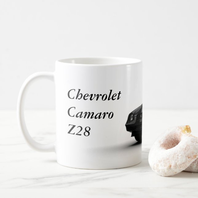 Taza De Café Coche americano clásico del músculo de Chevrolet (Con donut)
