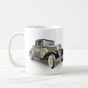 Taza De Café Coche Antiguo 