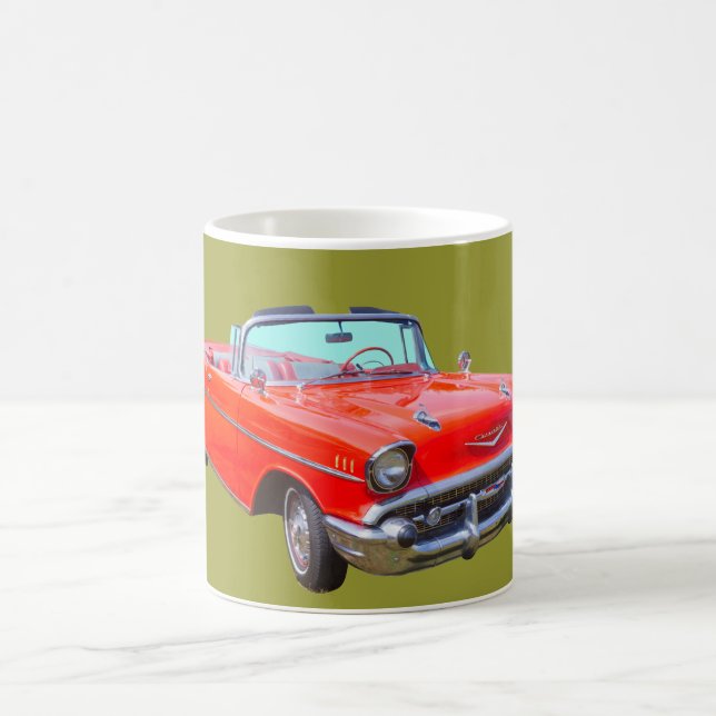 Taza De Café Coche antiguo convertible 1957 del Bel Air de (Centro)