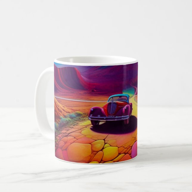 Taza De Café Coche Artsy (Anverso izquierdo)