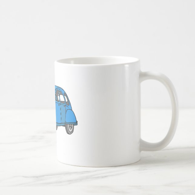 Taza De Café Coche azul (2CV) (Derecha)