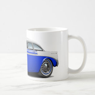 Taza De Café Coche Azul-Blanco 1956 de Chevy Belair
