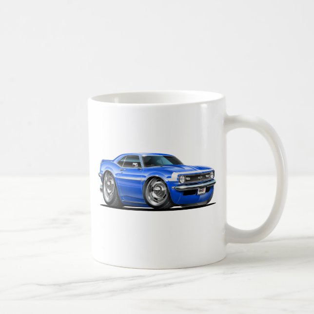Taza De Café Coche Azul-Blanco 1968 de Camaro (Derecha)