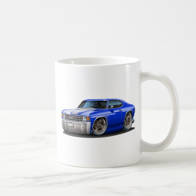 Taza De Café Coche Azul-Blanco 1971-72 de Chevelle (Derecha)