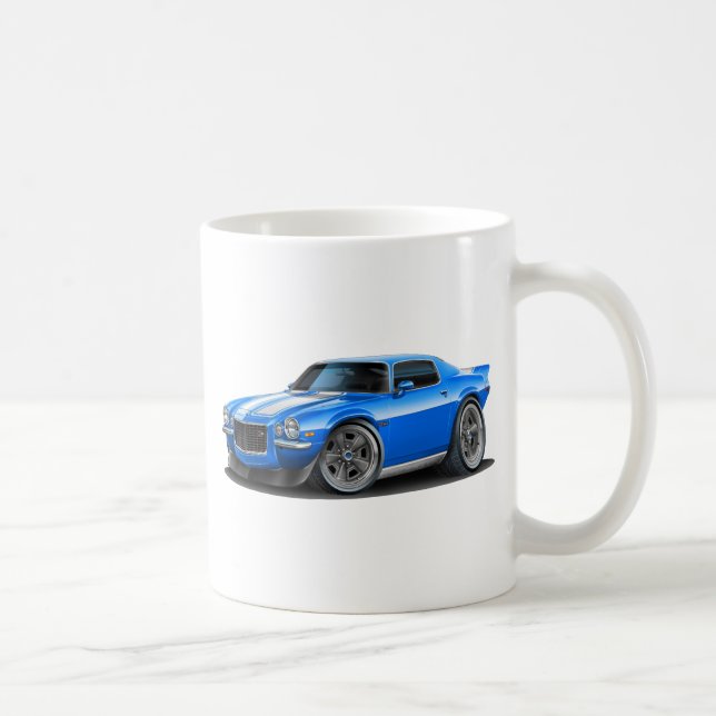 Taza De Café Coche azul/blanco de Camaro 1970-73 (Derecha)