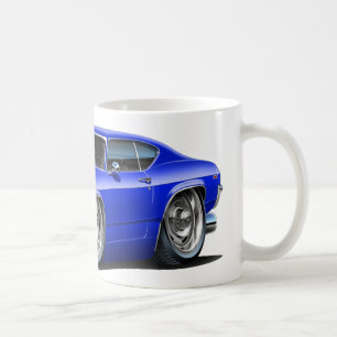 Taza De Café Coche Azul-Negro 1968-69 de Chevelle