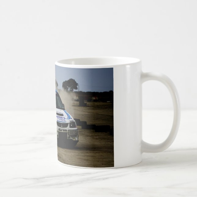 Taza De Café Coche blanco de la reunión (Derecha)