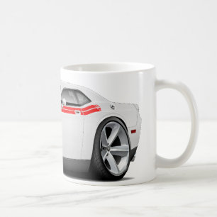 Taza De Café Coche Blanco-Rojo 2009-11 del RT del desafiador