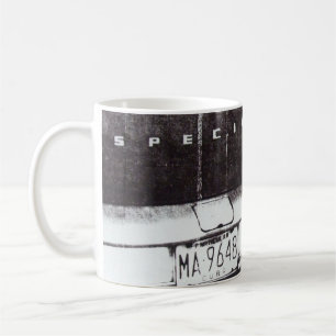 Taza De Café Coche blanco y negro