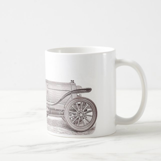 Taza De Café Coche clásico alemán Mercedes Camilo Jenatzy (Derecha)