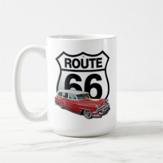 Taza De Café Coche Clásico Ruta 66