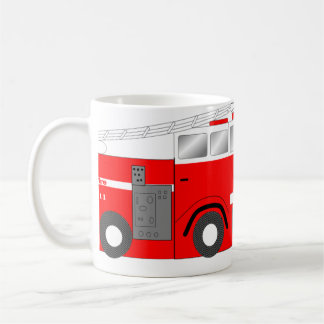 Taza De Café Coche de bomberos