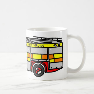 Taza De Café Coche de bomberos