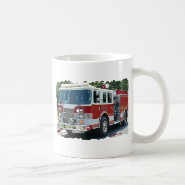 Taza De Café Coche de bomberos de Pierce (Derecha)