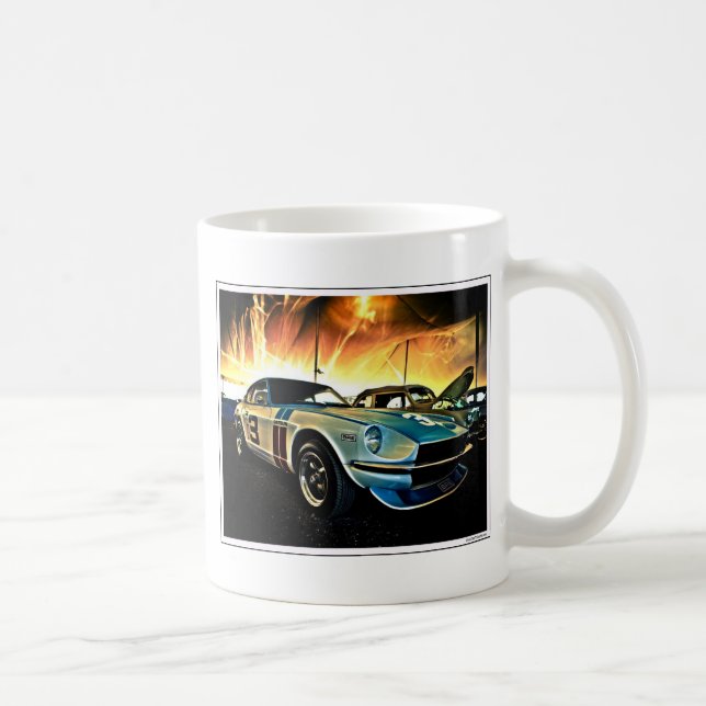 Taza De Café Coche de carreras de Datsun Z (Derecha)