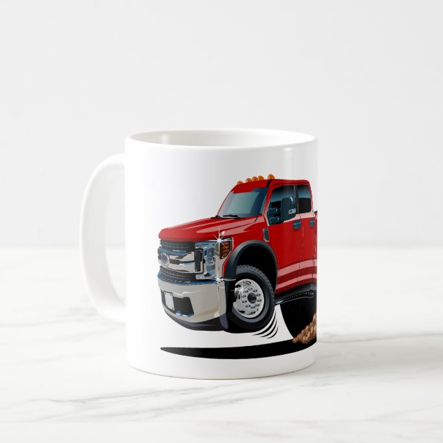 Taza De Café coche de dibujos animados (Anverso izquierdo)