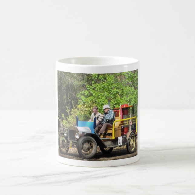 Taza De Café coche de gas de madera (Centro)