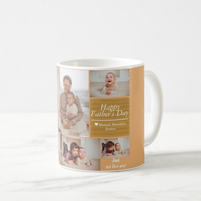 Taza De Café Coche de la familia fotográfica Simple Modern Fath (Anverso derecho)