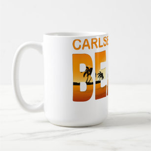 Taza De Café Coche de verano estado carlsbad - california