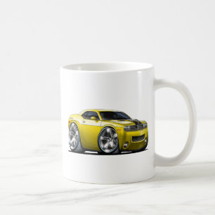 Taza De Café Coche del amarillo del desafiador de Dodge