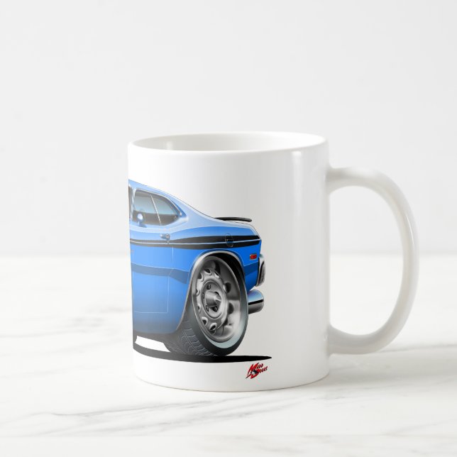 Taza De Café Coche del azul del demonio de Dodge (Derecha)