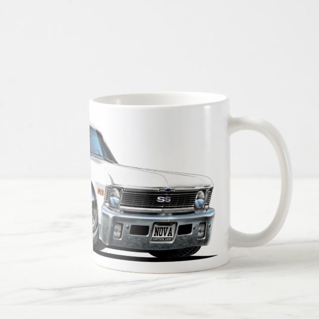 Taza De Café Coche del blanco de Chevy Nova (Derecha)