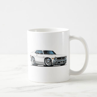 Taza De Café Coche del blanco de Chevy Nova