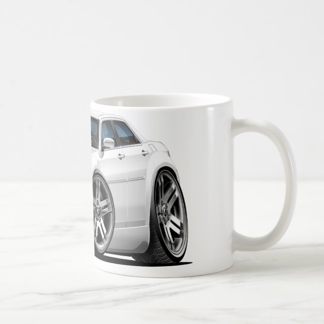 Taza De Café Coche del blanco de Chrysler 300 (Derecha)