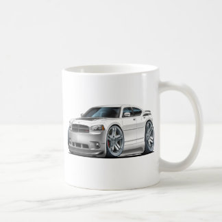 Taza De Café Coche del blanco de Daytona del cargador de Dodge