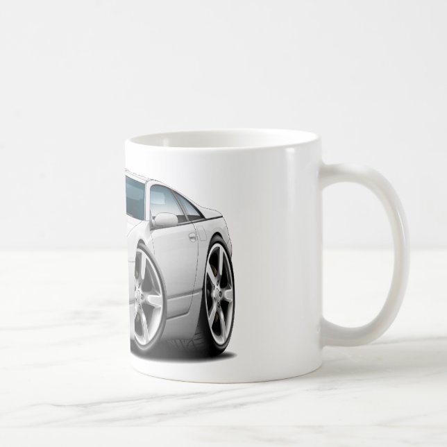 Taza De Café Coche del blanco de Nissan 300ZX (Derecha)
