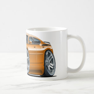 Taza De Café Coche del naranja de Daytona del cargador de Dodge
