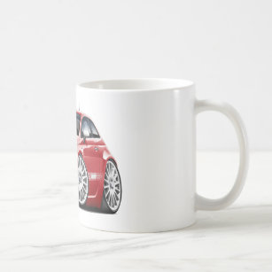 Taza De Café Coche del rojo de Fiat 500 Abarth