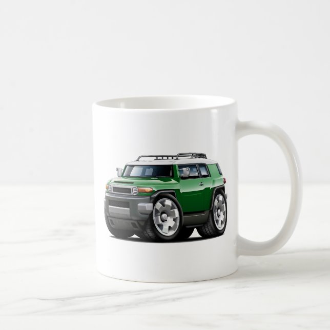 Taza De Café Coche del verde del crucero de FJ (Derecha)