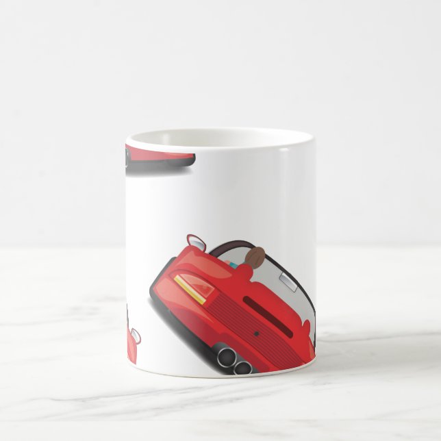 Taza De Café Coche deportivo rojo (Centro)