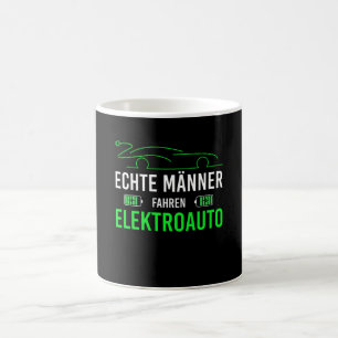 Taza De Café Coche eléctrico Para Hombres De Verdad Conductore