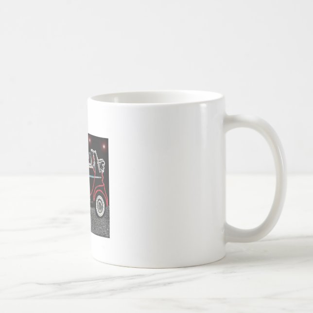 Taza De Café Coche elegante (Derecha)