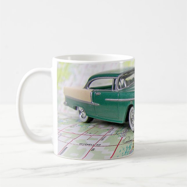 Taza De Café Coche en la hoja de ruta de 1955 (Izquierda)