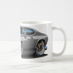 Taza De Café Coche Gris-Negro 1971-72 de Chevelle