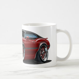 Taza De Café Coche marrón del machete 442 de Olds