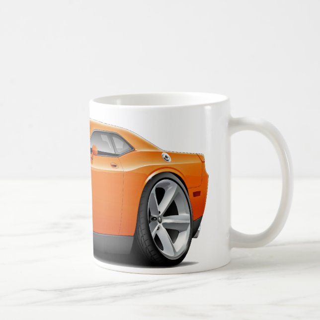 Taza De Café Coche Naranja-Negro del desafiador SRT8 (Derecha)