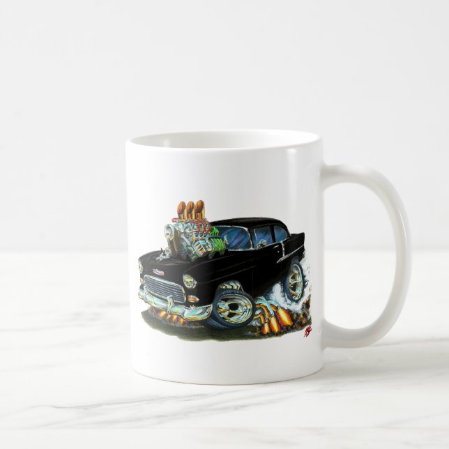 Taza De Café Coche negro 1955 Chevy150-210 (Derecha)