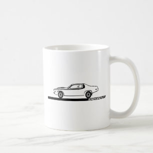 Taza De Café Coche negro 1973-74 del Roadrunner