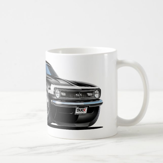 Taza De Café Coche Negro-Blanco 1968 de Camaro (Derecha)